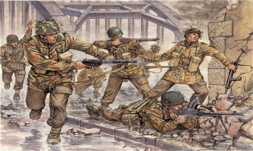 модель Солдатики Britich Paratroopers (WWII)
